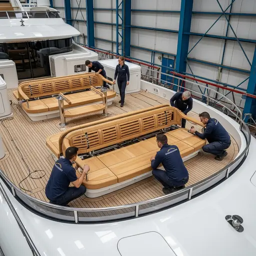 Güverte Teak Mobilyalar